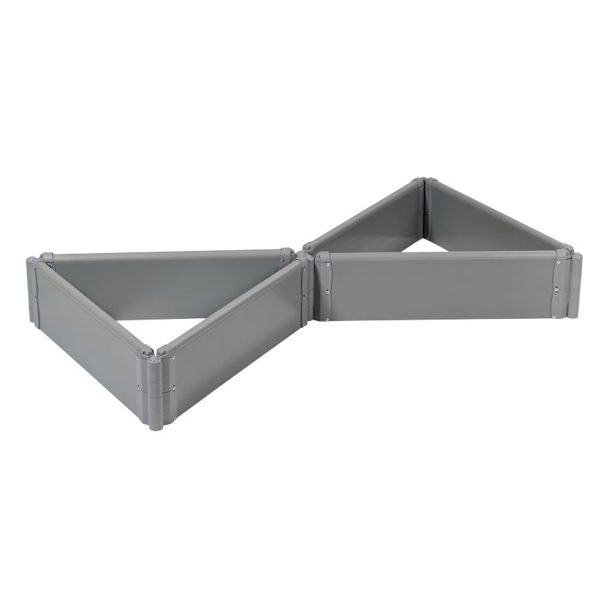 Клумба треугольная СЕРАЯ